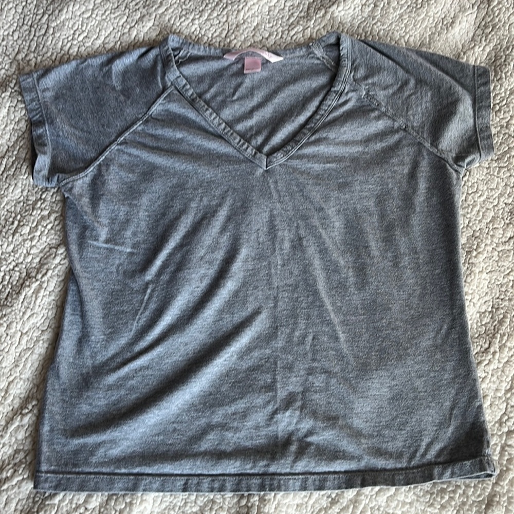 💟FWP💟 Victoria Secret vneck short sleeve cotton pajama t-shirt Free w Purchase